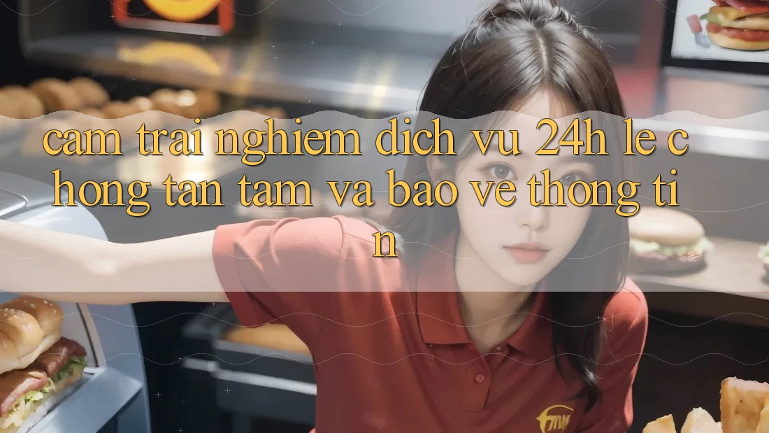 Cảm trải nghiệm Dịch Vụ 24h: Lẹ Chóng, Tận Tâm Và Bảo vệ thông tin Cảm trải nghiệm Dịch Vụ 24h: Lẹ Chóng, Tận Tâm Và Bảo vệ thông tin