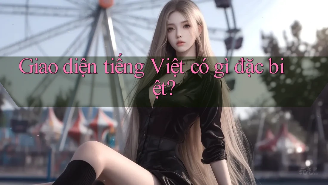 Giao diện tiếng Việt có gì đặc biệt?