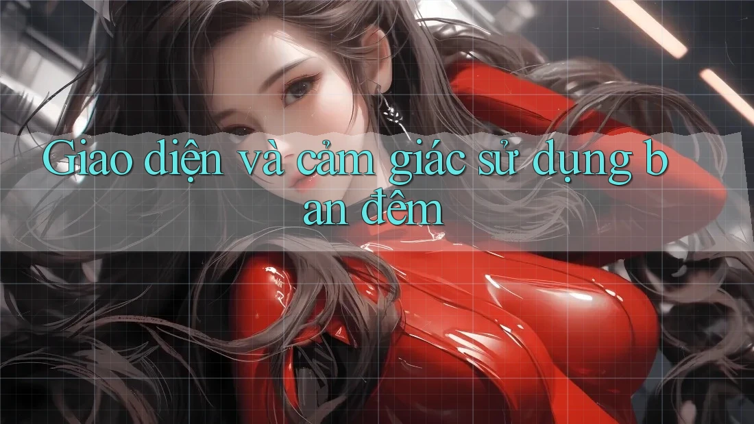 Giao diện và cảm giác sử dụng ban đêm Giao diện và cảm giác sử dụng ban đêm