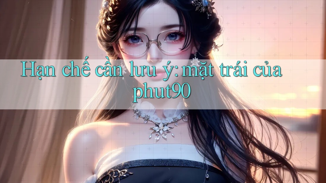 Hạn chế cần lưu ý: mặt trái của phut90 Hạn chế cần lưu ý: mặt trái của phut90