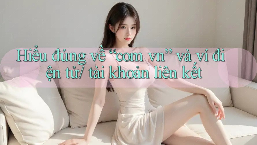 Hiểu đúng về “com vn” và ví điện tử/ tài khoản liên kết