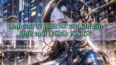Làm sao để phut90 sau khi cập nhật mới (2026) iOS 15