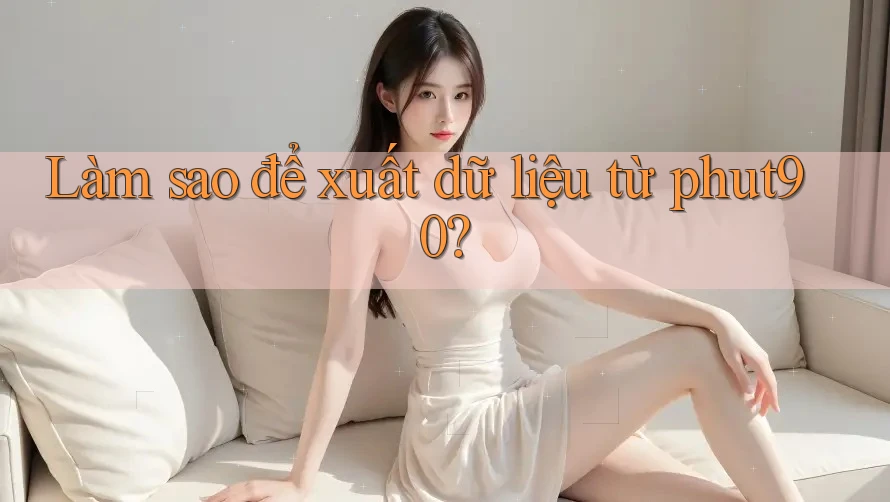 Làm sao để xuất dữ liệu từ phut90? Làm sao để xuất dữ liệu từ phut90?