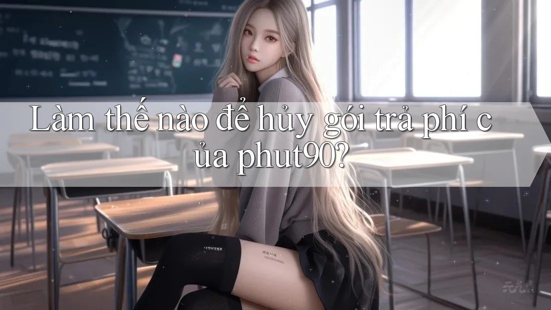 Làm thế nào để hủy gói trả phí của phut90? Làm thế nào để hủy gói trả phí của phut90?