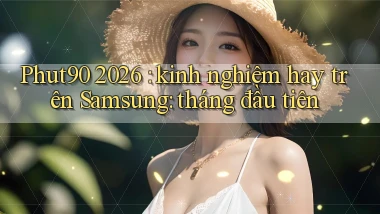 Phut90 2026 kinh nghiệm hay trên Samsung tháng đầu tiên