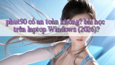 phut90 có an toàn không bài học trên laptop Windows (2026)