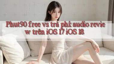 Phut90 free vs trả phí audio review trên iOS 17 iOS 18
