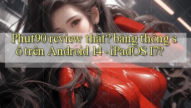 Phut90 review thật bảng thông số trên Android 14   iPadOS 17