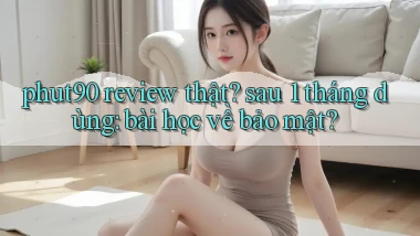 phut90 review thật sau 1 tháng dùng bài học về bảo mật