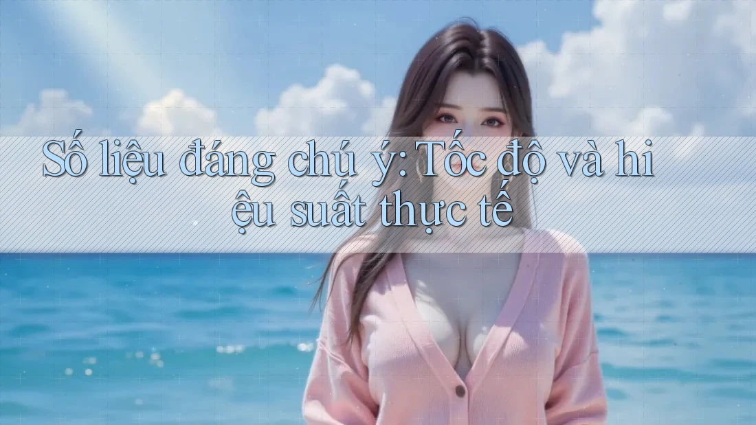 Số liệu đáng chú ý: Tốc độ và hiệu suất thực tế Số liệu đáng chú ý: Tốc độ và hiệu suất thực tế