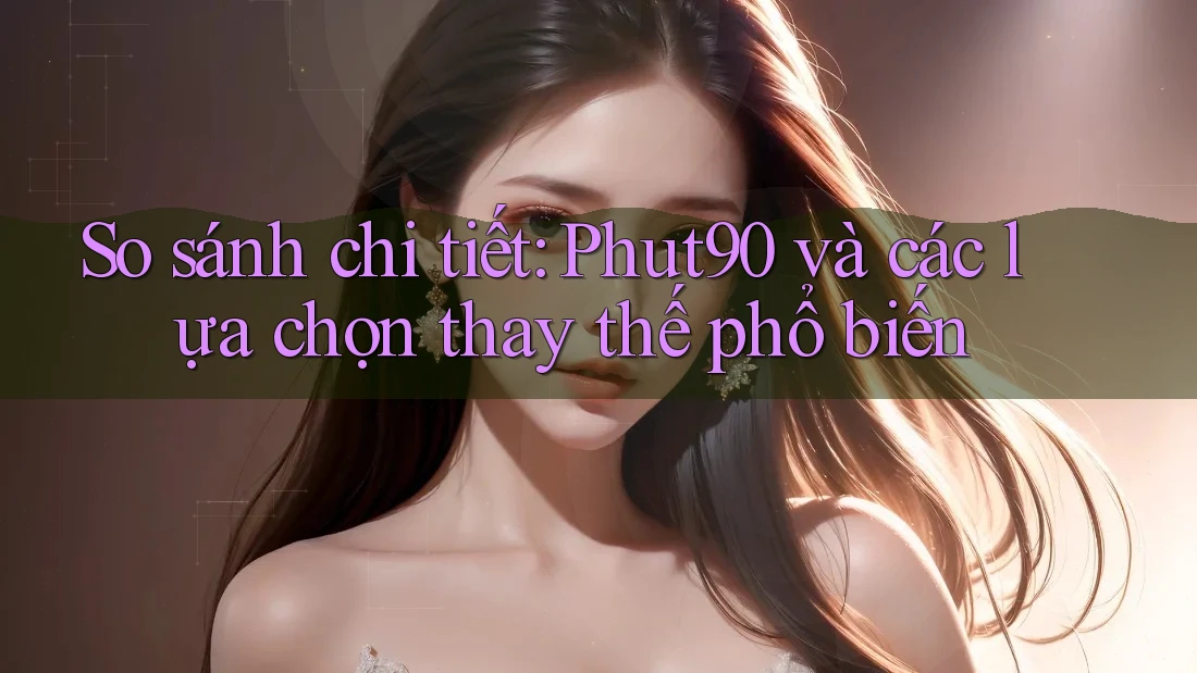 So sánh chi tiết: Phut90 và các lựa chọn thay thế phổ biến So sánh chi tiết: Phut90 và các lựa chọn thay thế phổ biến
