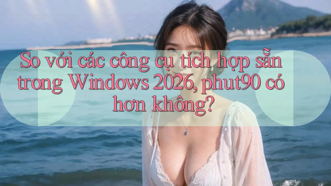 So với các công cụ tích hợp sẵn trong Windows 2026, phut90 có hơn không?