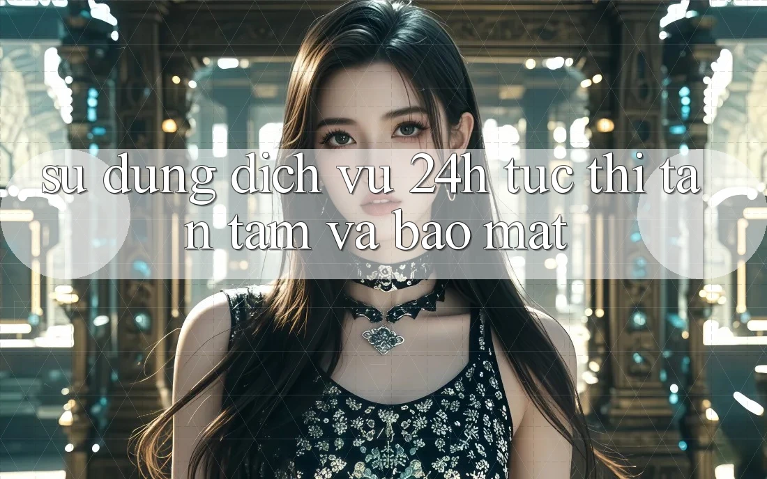 Sử dụng Dịch Vụ 24h: Tức thì, Tận Tâm Và Bảo Mật
