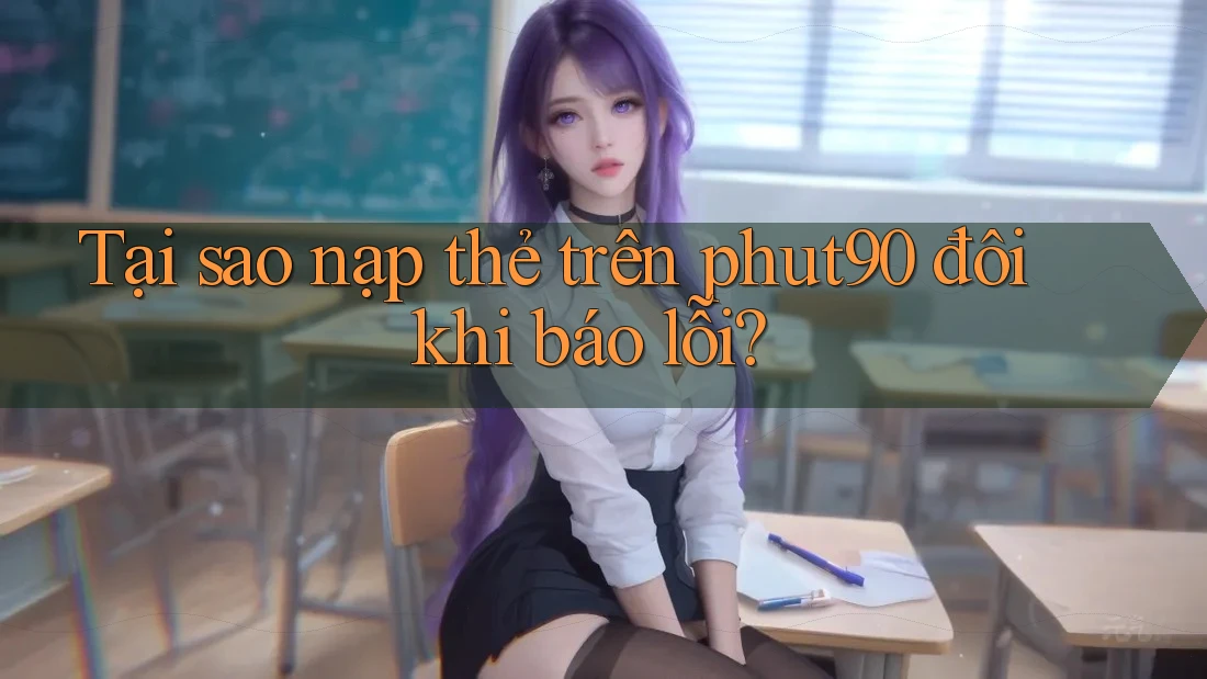 Tại sao nạp thẻ trên phut90 đôi khi báo lỗi? Tại sao nạp thẻ trên phut90 đôi khi báo lỗi?