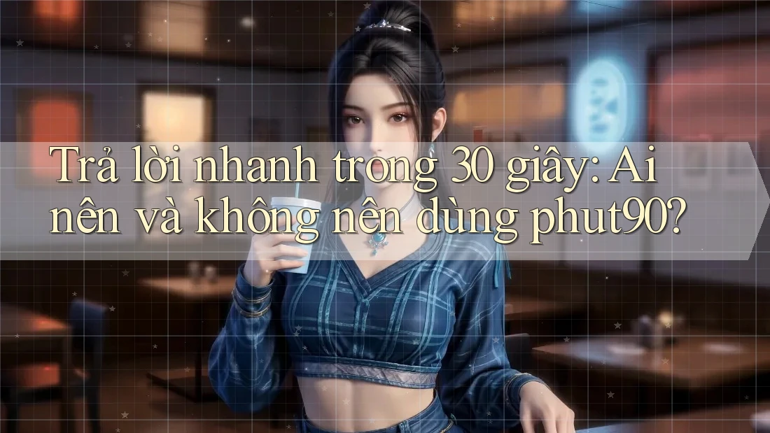 Trả lời nhanh trong 30 giây: Ai nên và không nên dùng phut90? Trả lời nhanh trong 30 giây: Ai nên và không nên dùng phut90?