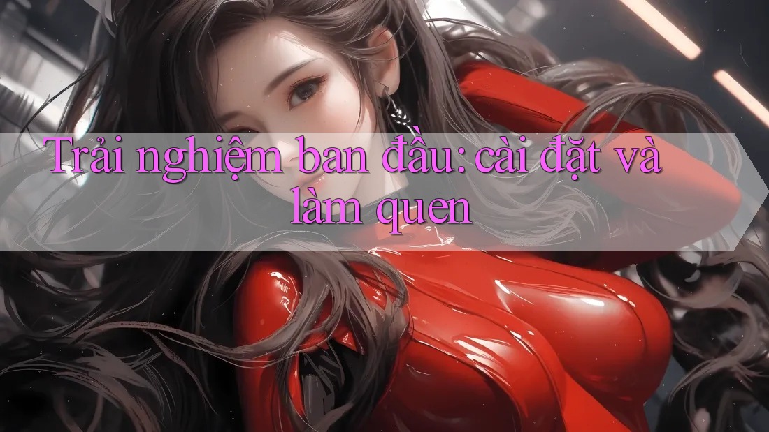 Trải nghiệm ban đầu: cài đặt và làm quen