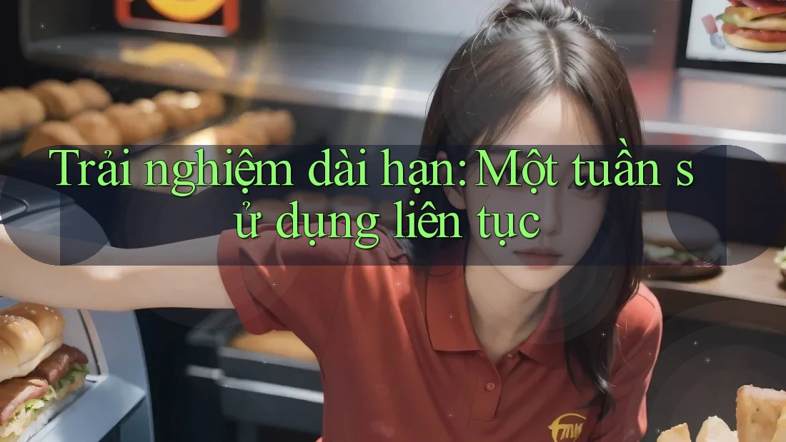 Trải nghiệm dài hạn: một tuần sử dụng liên tục