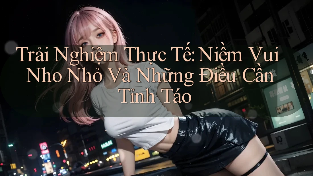Trải Nghiệm Thực Tế: Niềm Vui Nho Nhỏ Và Những Điều Cần Tỉnh Táo
