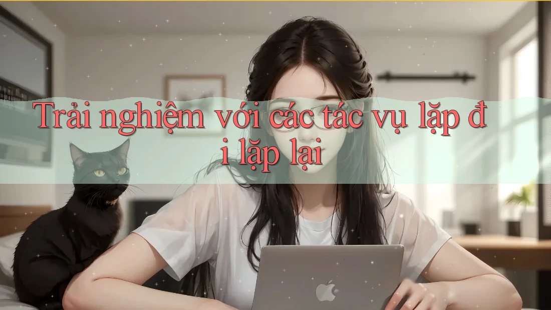 Trải nghiệm với các tác vụ lặp đi lặp lại Trải nghiệm với các tác vụ lặp đi lặp lại