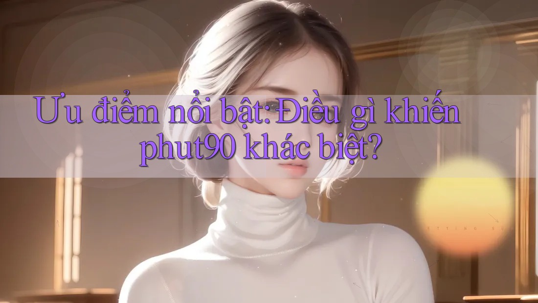Ưu điểm nổi bật: Điều gì khiến phut90 khác biệt? Ưu điểm nổi bật: Điều gì khiến phut90 khác biệt?